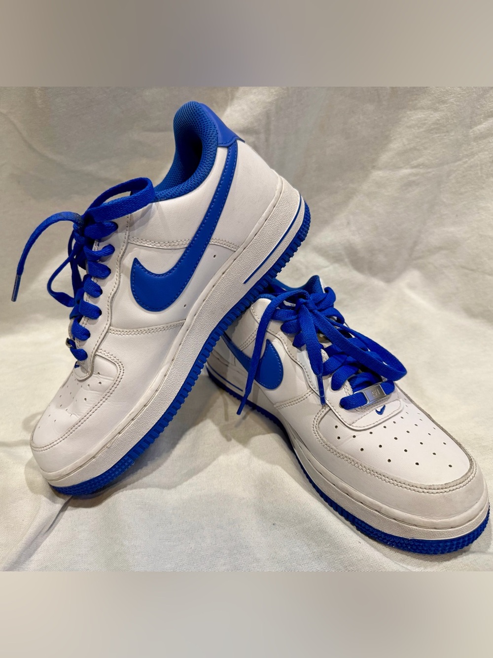 Nike Air Force 1 Low White Royal Blue Women’s Size 6.5